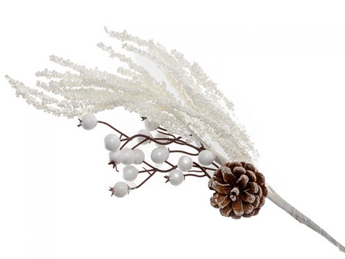 Гілка декоративна хвойна 45 см (пластик)