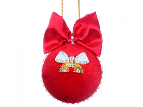 Ялинкова куля Ø 8 см гламур 