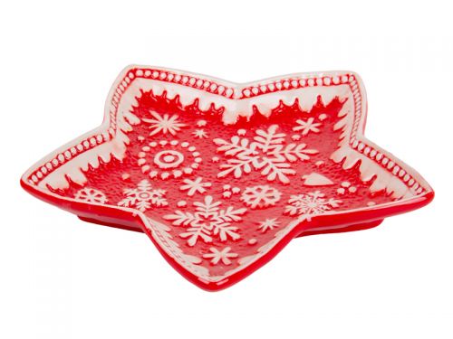 Блюдо "Snowflake" 22х22х2,5 см