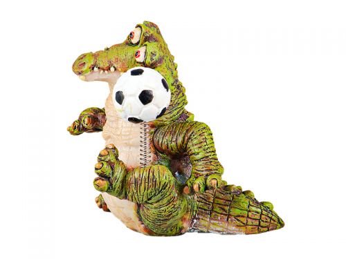 Статуетка "Крокодил-футболіст"