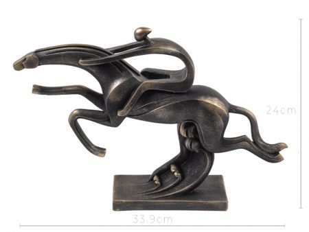 Фігурка декоративна «Вершник» 33,9х6,9х24 см