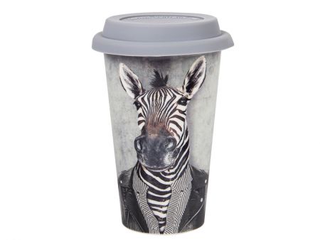 Кружка з силіконовою кришкою 