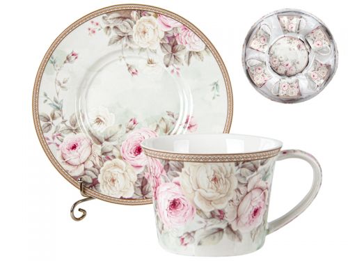 Чайний набір 12пр "Англійська троянда" 220мл