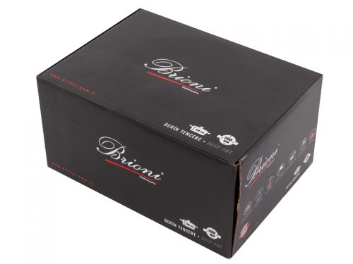 Каструля Brioni антипригарна "Royal Stone Sandstone gold" 18 см, 2,5 л., 3,5 мм товщ.