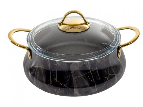 Набiр з 7пр. (Каструля 20см 3л/ 24см 3,5л/сотейник 26см 2,8л/сковорода 26см)дефект, без 1-й кришки