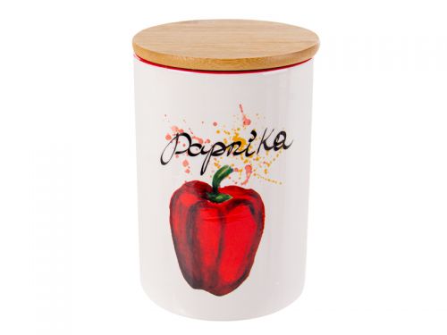 Набір банок для сипучих з 3-х шт "Hot vegetables" 1000мл 10x15см