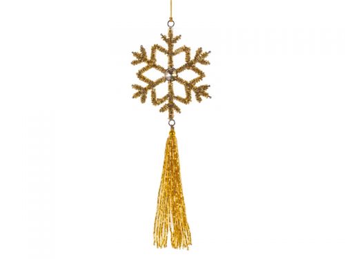 Декоративна прикраса 10 см золото