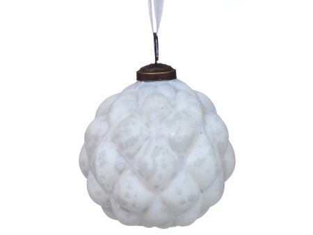 Ялинкова іграшка 10см білий