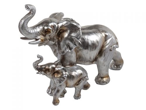 Фігурка декоративна «Пара слонів» 25,5х12,5х21 см