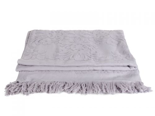 Рушник arya 100x150см сірий isabel soft