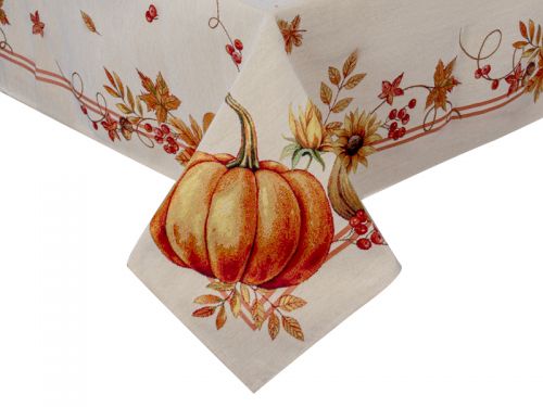 Скатертина гобелен "Гарбуз" 140x260см