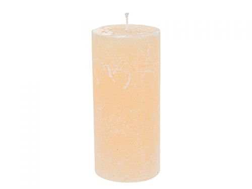 Свічка циліндрична шампань 7х15см