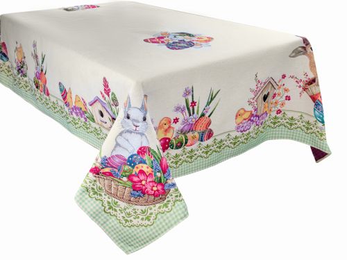 СКАТЕРТЬ ГОБЕЛЕН "PEEPS" 140x140СМ