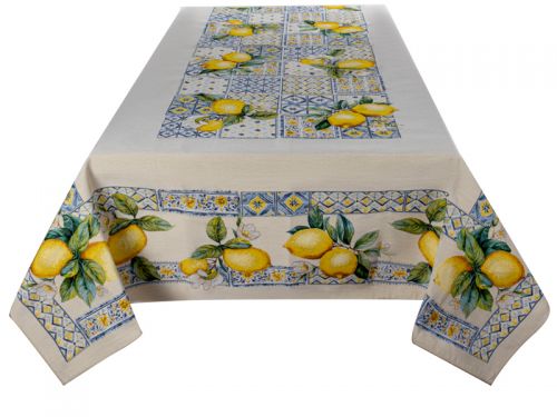 Скатертина гобелен "Сицилійський лимон" 140x260см