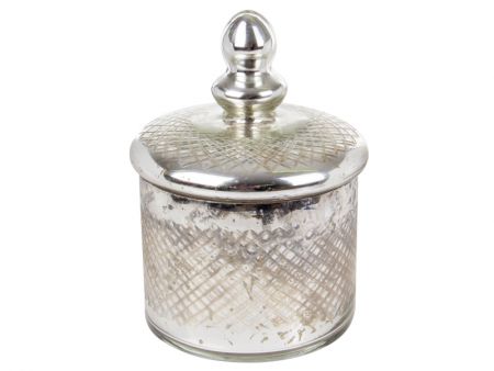 Скляна бісквітниця 19x14см