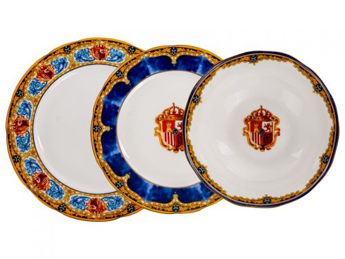 Набір посуди 3 пр (тарілка 25 см, тарілка 20 см, салатник 15 см)