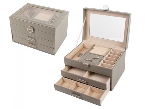 Органайзер-скринька для прикрас 25х18х16 см