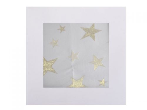 Скатертина з золотим люрексом "Зірки" 100х100 см