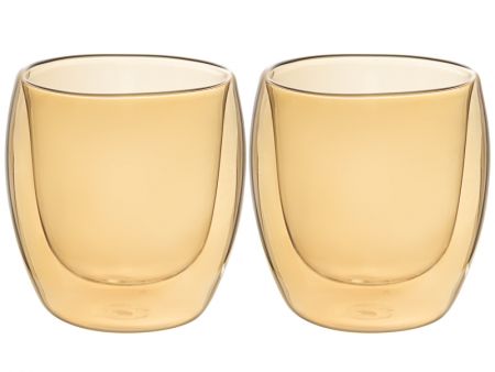 Набір з 2-х кухлів з подвійними стінками Le Glass 