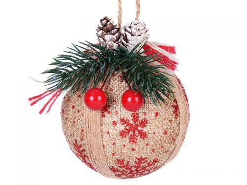 Набір ялинкових прикрас 3шт, 8см