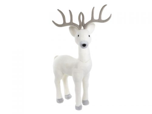 Фігурка Олень 80 см білий (пластик)