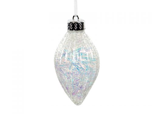 Набір ялинкових прикрас із 3 штук 12 см (пластик)