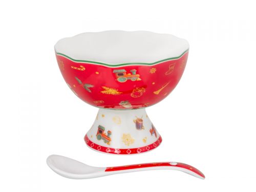 Набір із двох креманок з ложкою "Christmas Delight"