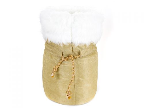 Мішок для подарунків  h60см золотий