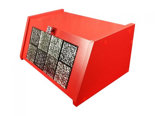 Хлібниця дерев'яна "Modern" 455х300х210 мм, червона