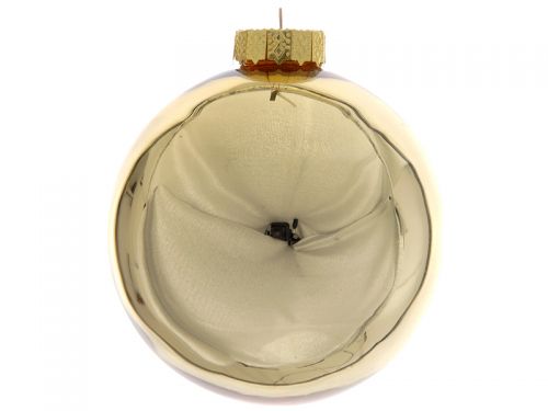 Набір з 6-ти ялинкових куль 8см золото