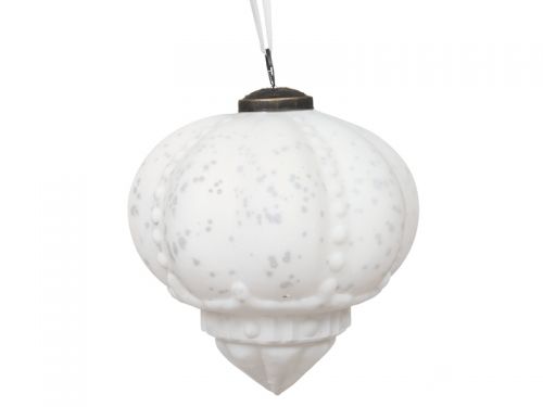 Ялинкова іграшка 13см білий