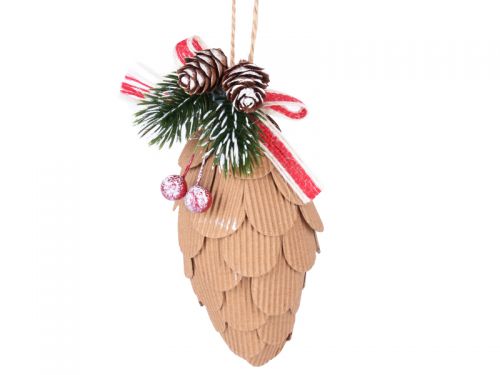 Набір ялинкових прикрас 4шт, 6х12см