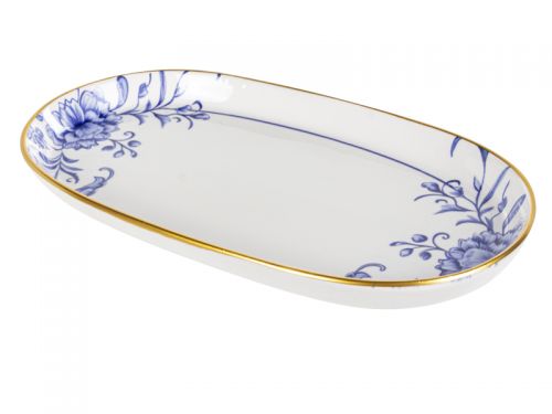 Блюдо "Blue Rose" 32*17см