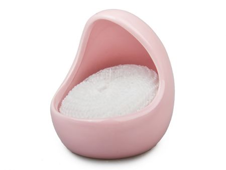 ПІДСТАВКА ПІД ГУБКУ РОЖЕВА 9,5СМ