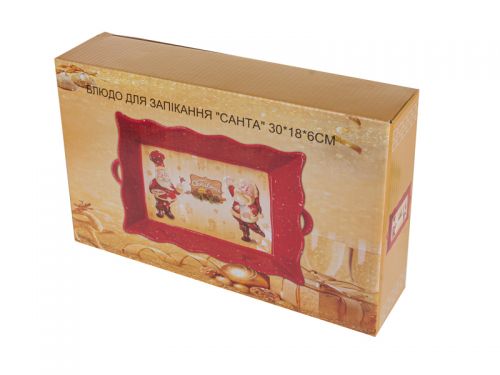 Блюдо для запікання "Санта" 30х18х6см
