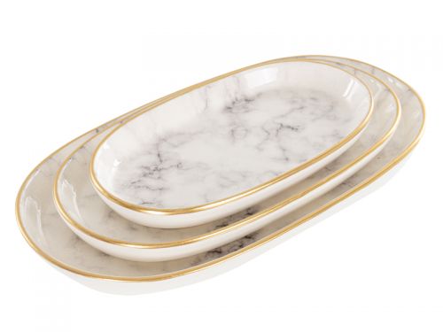 Набір блюд "Marble" 10х17см 14,5х25см 17х30см