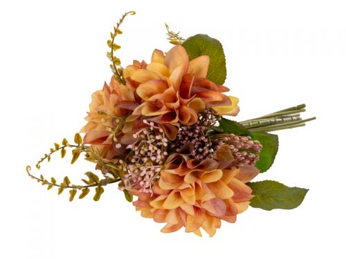 Букет жоржин і папороті 26 см