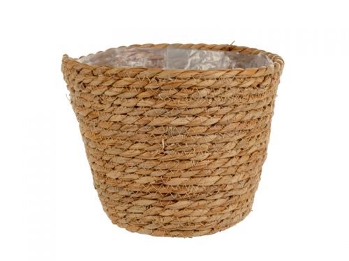 Кашпо 16х20х20 см (натуральне волокно /пластик)
