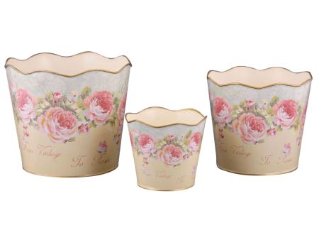 Набір кашпо 3 шт.: 11,15,18 см