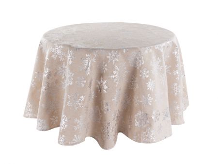 Скатертина150 см (поліестр/бавовна)