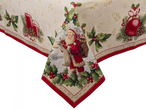 Скатертина гобелен Lazzara lurex 140x260см