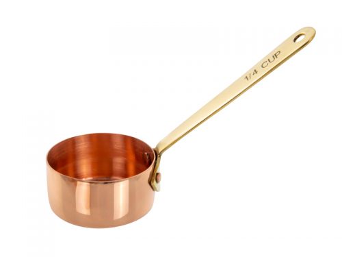 Набір мідних ложек 4 шт (30 мл., 60 мл., 90 мл., 180 мл.)