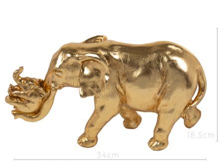 Фігурка декоративна «Слон і слоник» 34х11,5х18,5 см