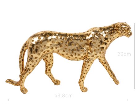 Фігурка декоративна «Гепард» 43х8,5х26 см