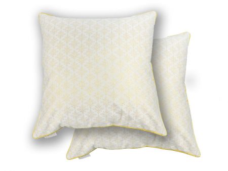 Подушка декоративна з золотим люрексом 