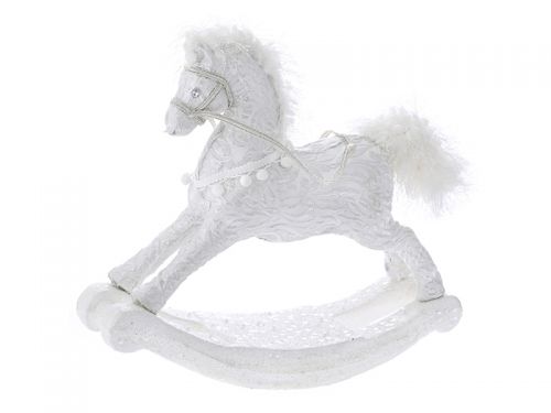 Різдвяний кінь-гойдалка 39x12x35см