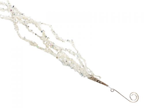 Декоративна прикраса 93 см білий (пластик)