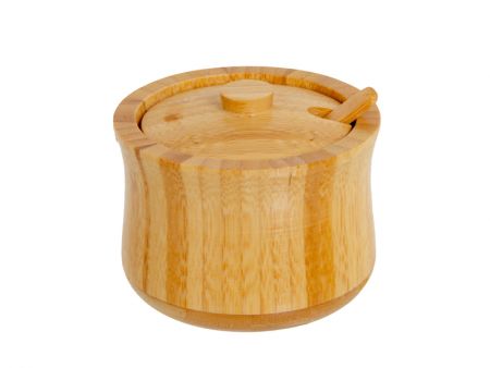 Баночка для зберігання 10 см (бамбук)