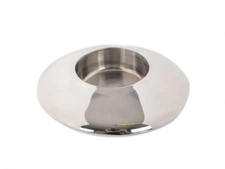 Свічник з подвійними стінками 9 см (нержавіюча сталь)