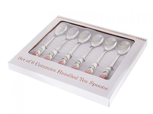 Набір чайних ложок "Пiвонiя" 6 пр. 15 см